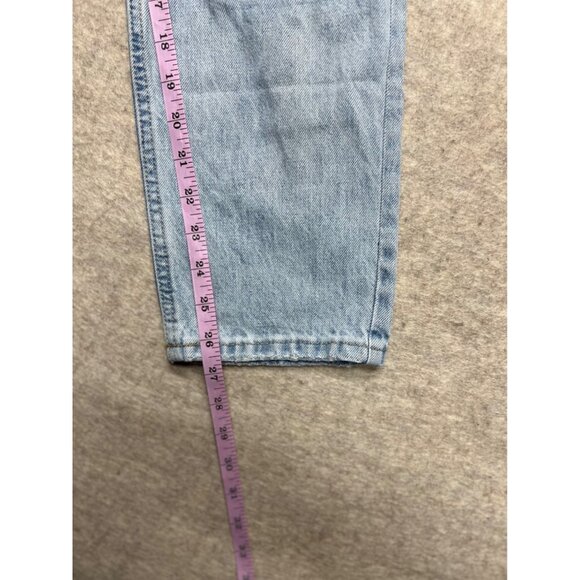Everlane The 90s Cheaky Jean Denim Patchwork Distressed 28 Crop Light Wash - Picture 11 of 11